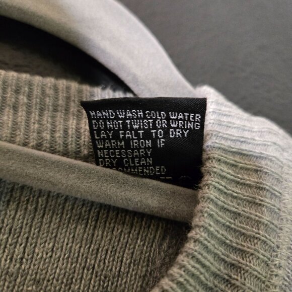 BOSS Hugo Boss Mens Medium Grey Cotton Front Pocket Sweater - Picture 5 of 8